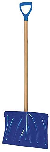 Westward Tools 18' Poly Snow Shovel With 37' Wood Handle, Weight: 2 Lb. 4 Oz.