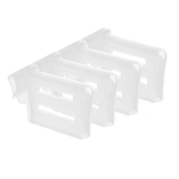 Glive (Label) Expandable Fridge Drawers Storage Partition Clips Storage Organizer Space Saving Telescopic Partition Clip Interna