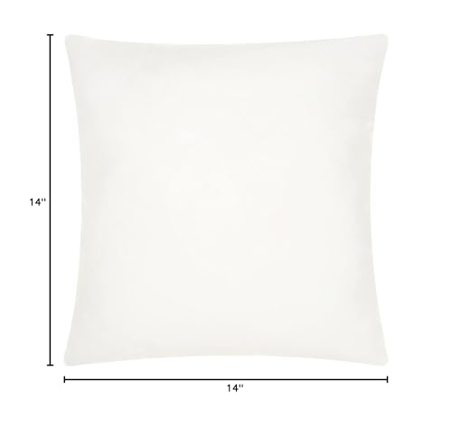 HomeRoots 100% Polyester 14' x 14' Choice White Square Pillow Insert