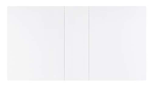 Acme Weizor Dining Table in White High Gloss & Chrome