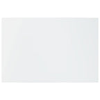 vidaXL Modern White High Gloss Bookshelf Boards, Set of 8 in Engineered Wood, 23.6 x 15.7 x 0.6 Inches