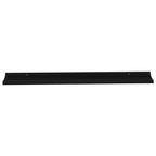 Vidaxl Wall Shelves 2 Pcs Black 45.3''X3.5''X1.2''