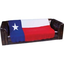 Texas State Flag Fleece Throw