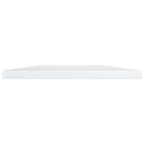 vidaXL Modern White High Gloss Bookshelf Boards, Set of 8 in Engineered Wood, 23.6 x 15.7 x 0.6 Inches