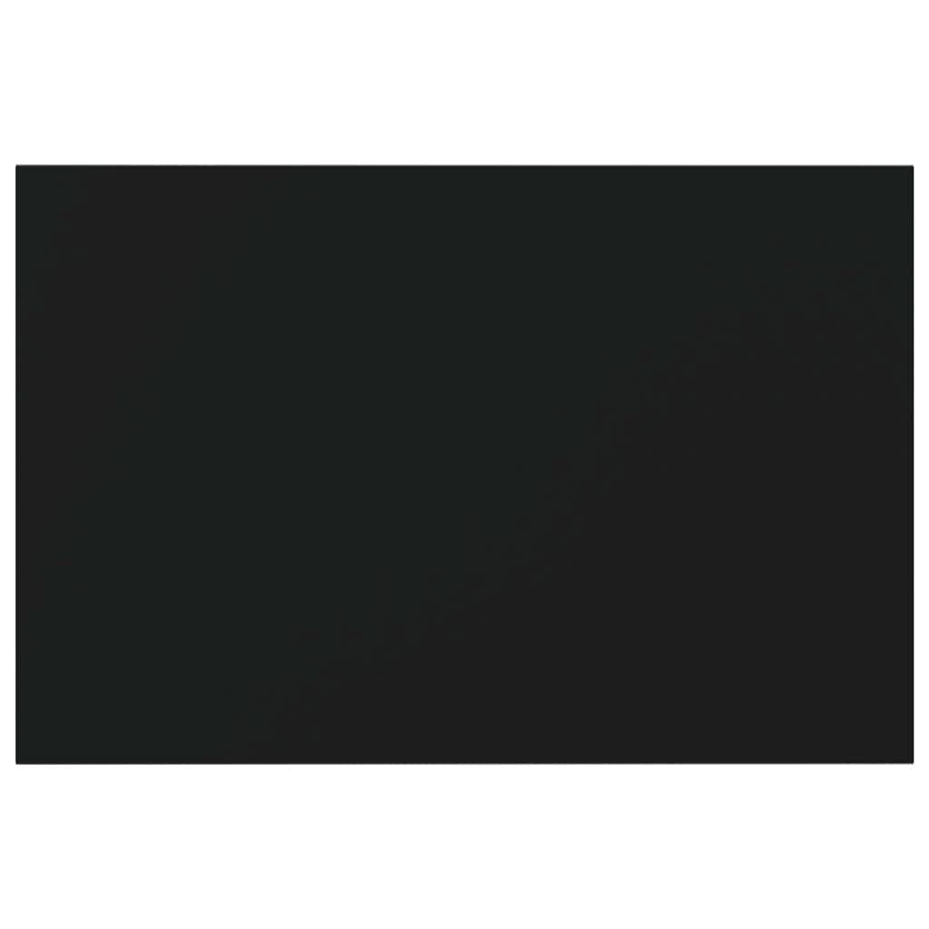 vidaXL - 8 Pcs Black Bookshelf Boards, Versatile Storage Option for Home or Office, Durable Engineered Wood, Easy to Clean, Modern Style