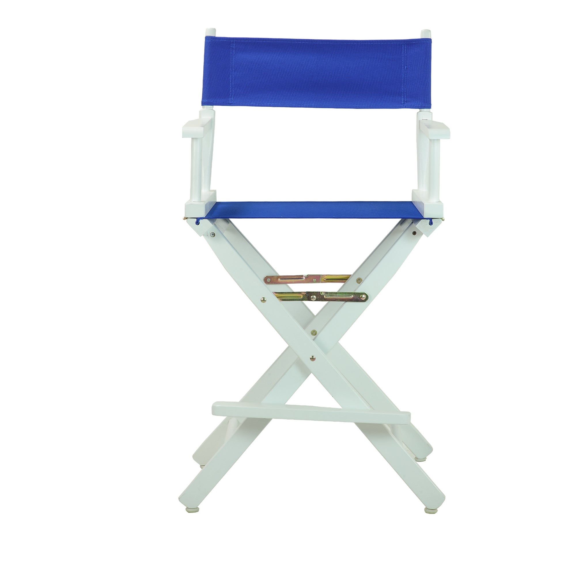 24'' Director's Chair White Frame-Royal Blue Canvas
