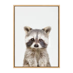 Sylvie Raccoon Framed Canvas by Amy Peterson Art Studio