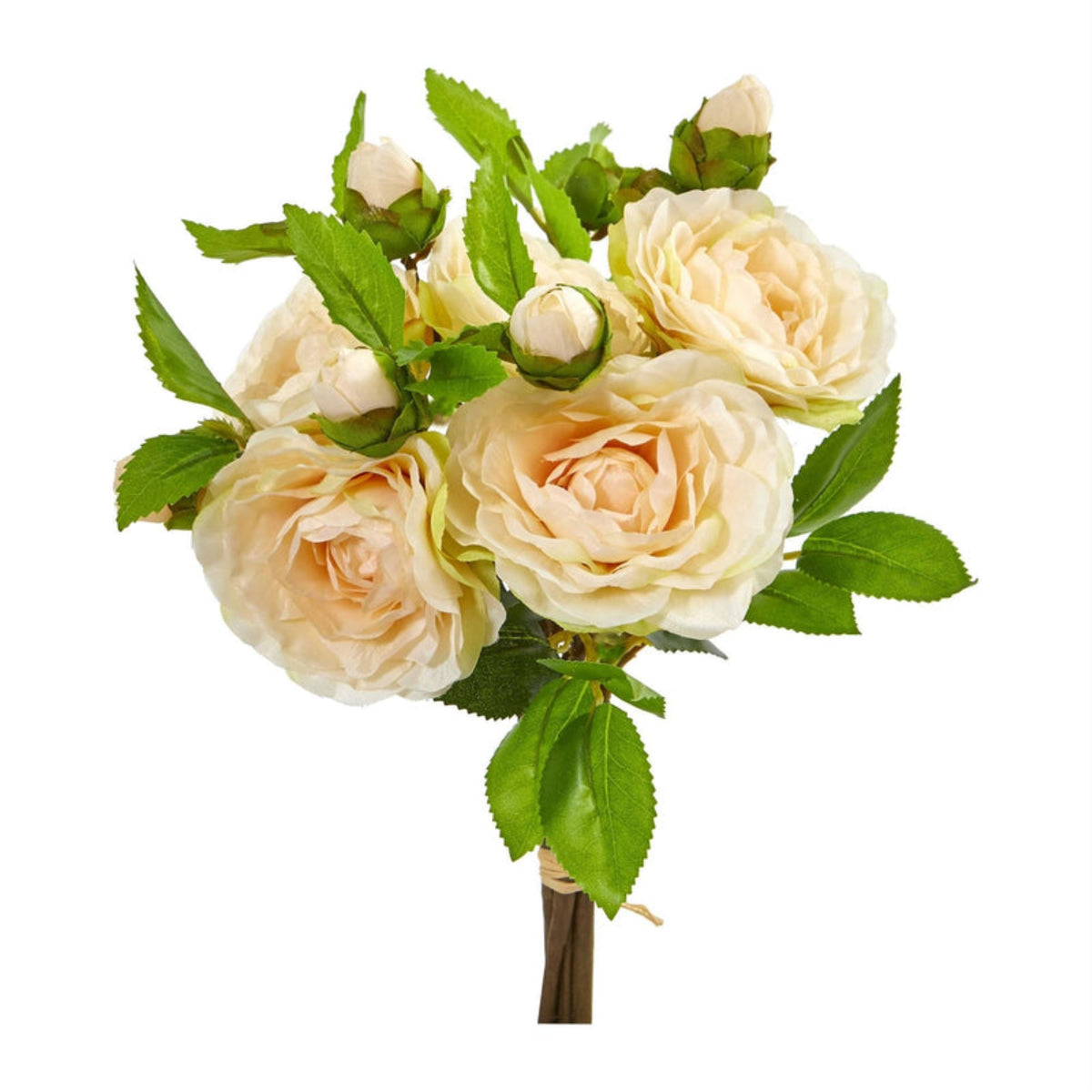 11 Camellia Artificial Flower Bouquet (Set Of 4)