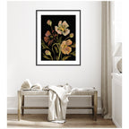 Framed Art Moody Floral 5 by Annie Quigley