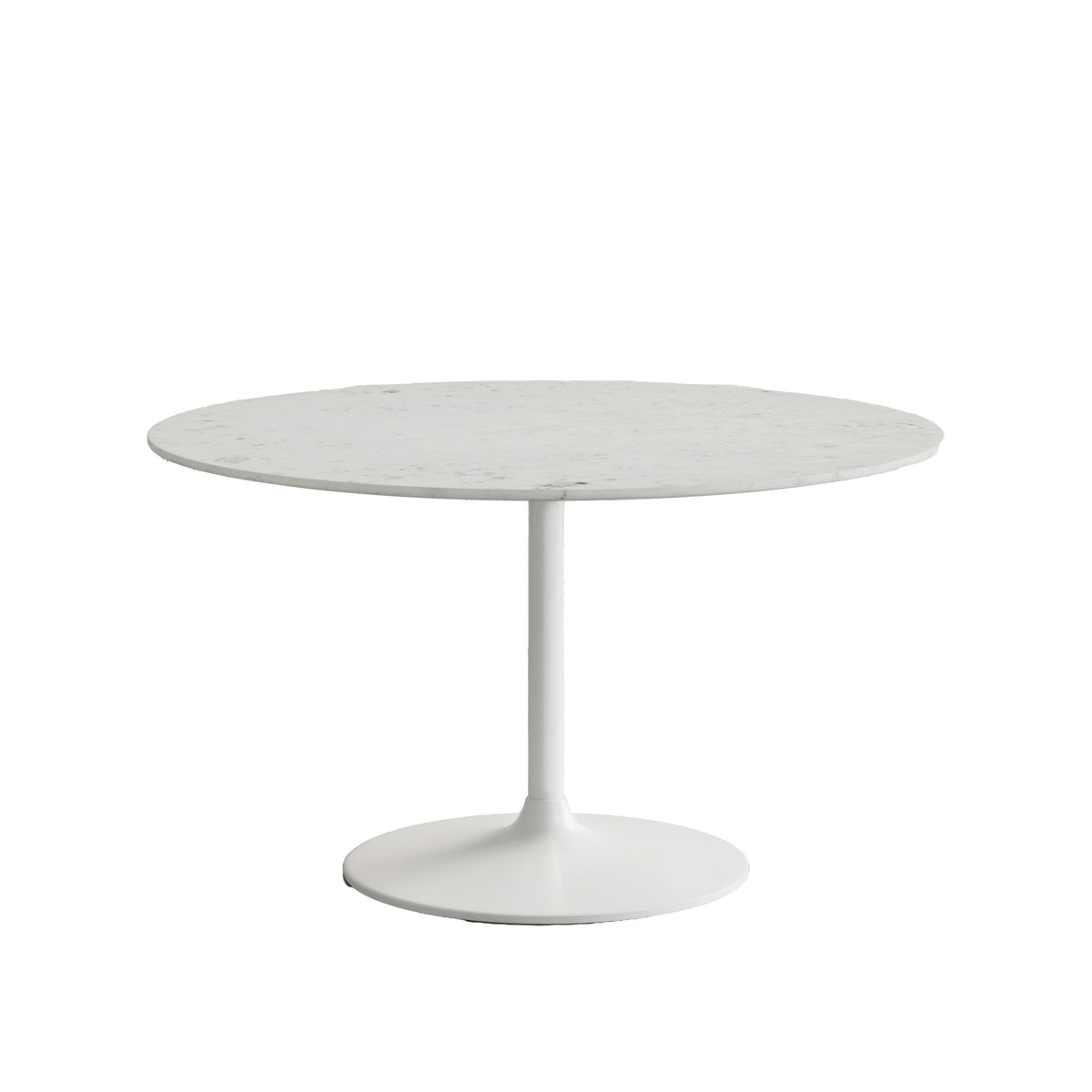 Rowan 54'' Modern Luxury Pedestal Round Marble Dining Table