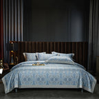 CasaFoyer 140TC Cotton Satin Digital Printed Four-piece Bedding Set