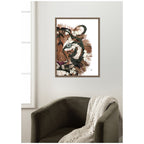 Tiger by Madeline Jeppesen Framed Canvas Wall Art Print