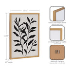 Gallery Modern Botanical Matisse Inspired Silhouette Print by The Creative Bunch Studio