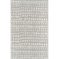 Novogratz By Momeni Delmar Boho Dots Wool Area Rug, 90 Inch  X 120 Inch , Grey