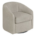 Bella Swivel Chair in Marble Fabric
