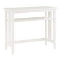 Sierra 36 Foyer Table, White Finish