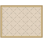 Pinboard Green Lattice Print