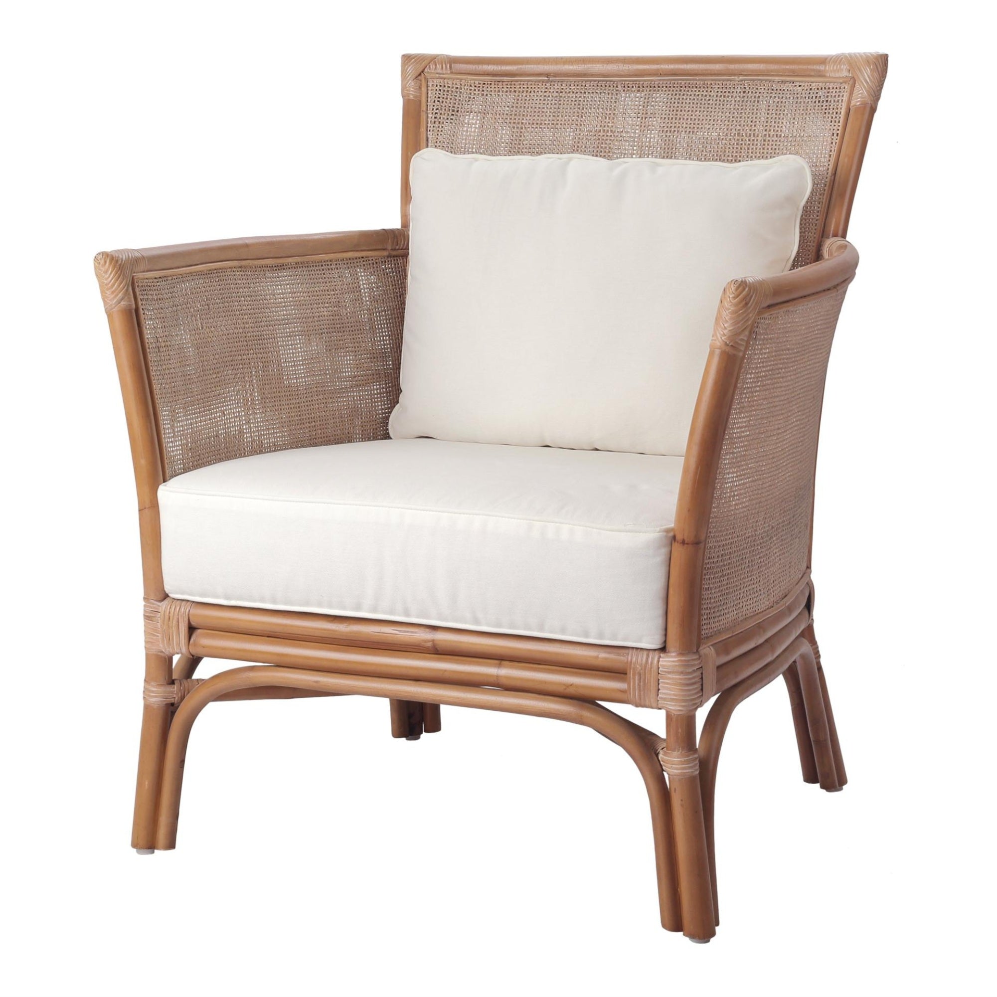 Npd Furniture And More Tatum Rattan Accent Chair, Brown