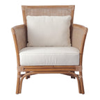 Npd Furniture And More Tatum Rattan Accent Chair, Brown