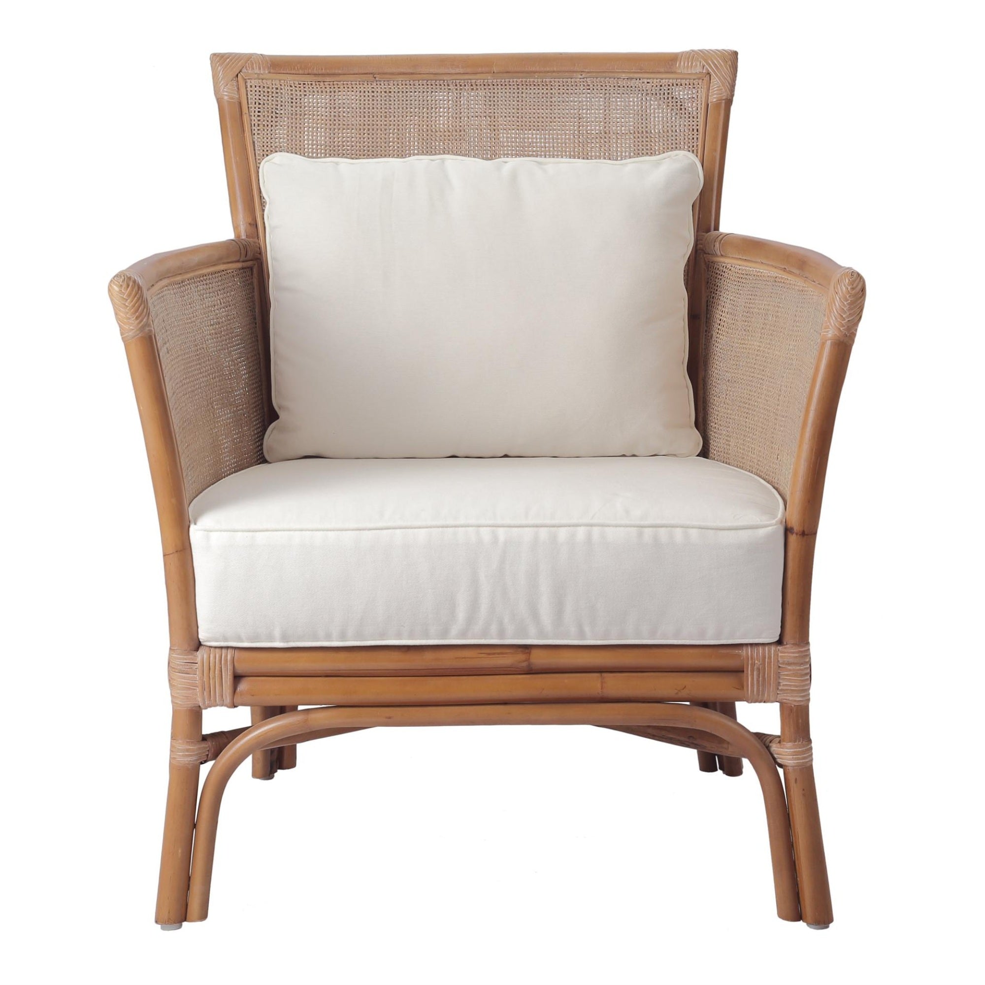 Npd Furniture And More Tatum Rattan Accent Chair, Brown