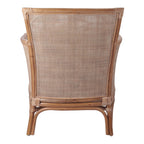Npd Furniture And More Tatum Rattan Accent Chair, Brown
