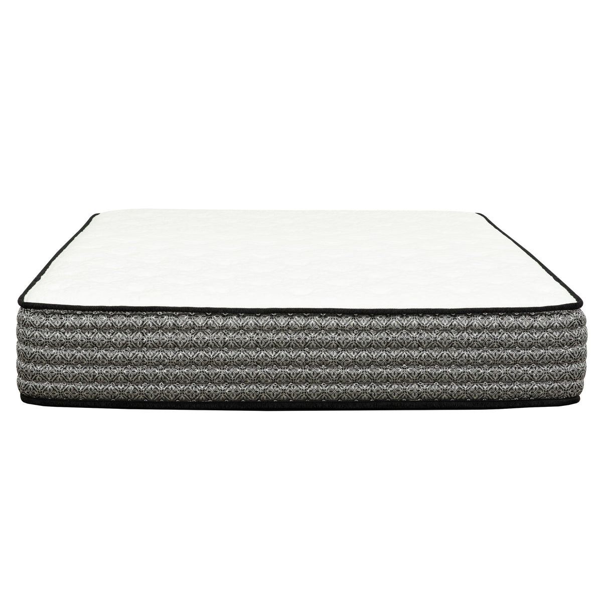 12" Premium Hybrid Mattress In A Box Soft Gel Memory Foam Top With Cooling Technology - Gray / White - Queen