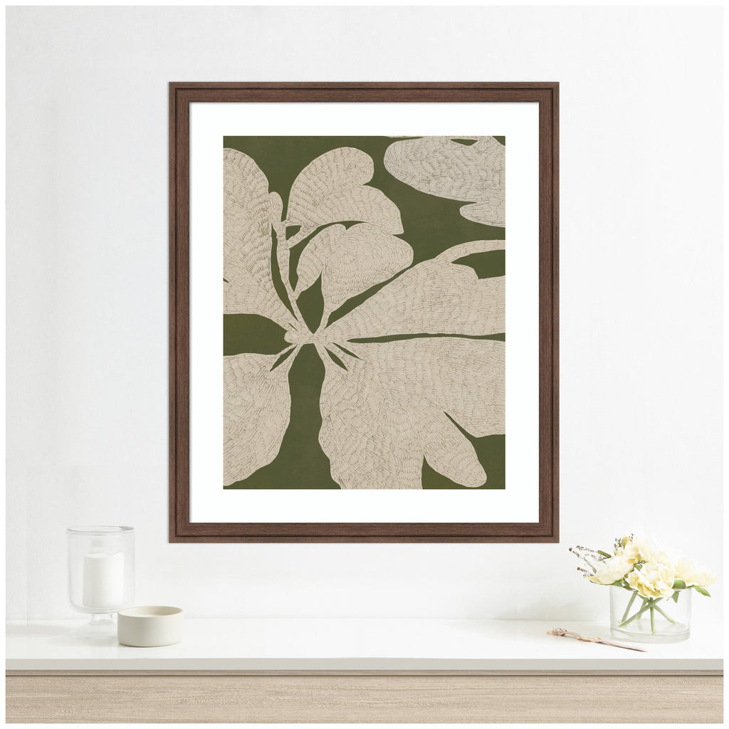 Leafy Whispers by Treechild Framed Wall Art Print