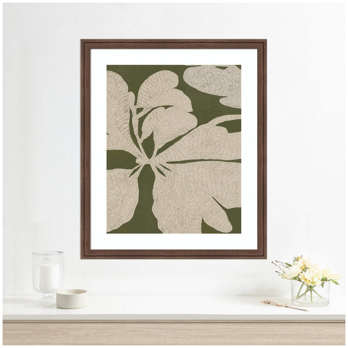 Leafy Whispers by Treechild Framed Wall Art Print