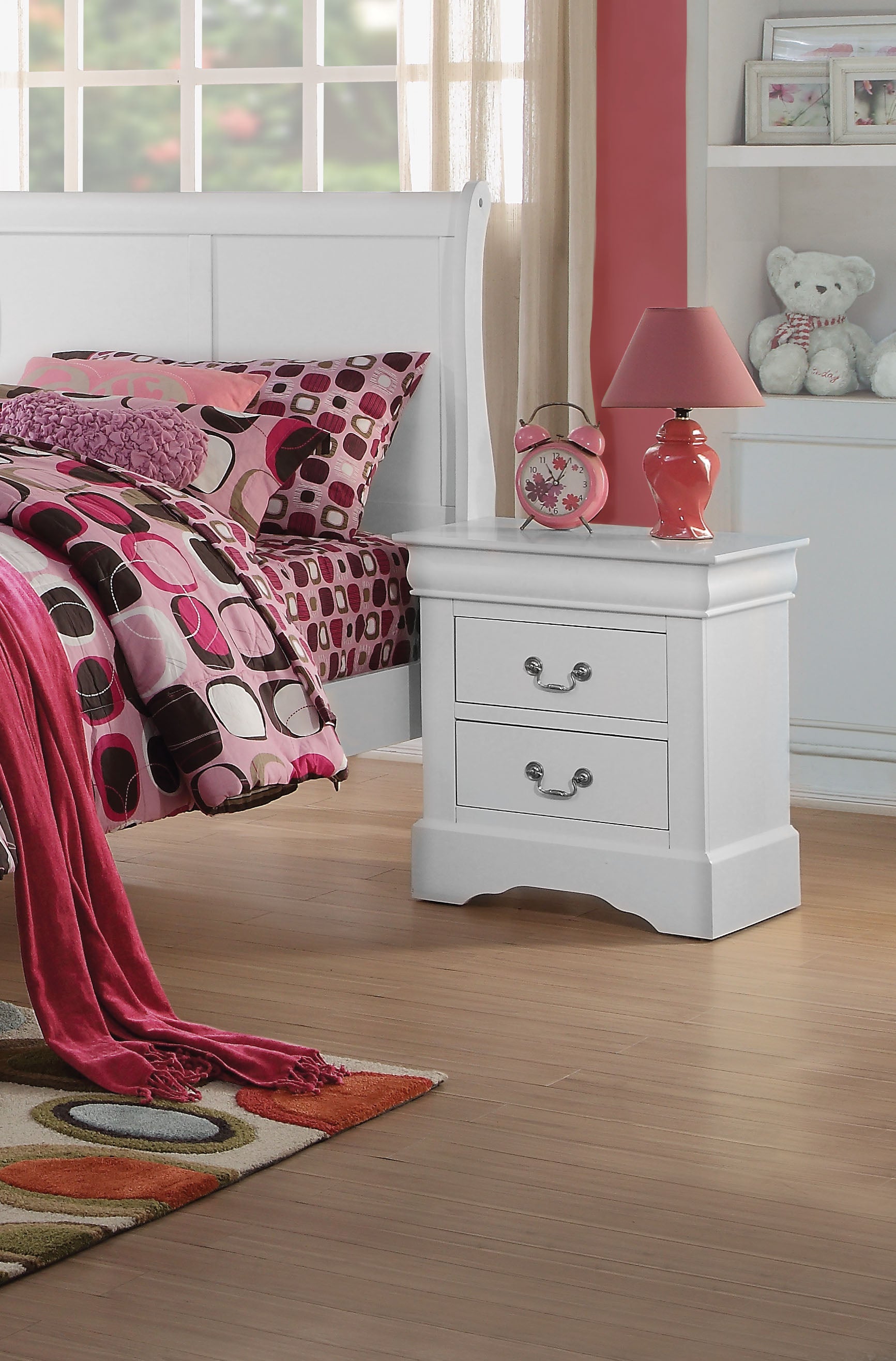 Louis Philippe III - Nightstand  White