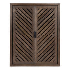 Mezzeta Tall Wood Bath Cabinet
