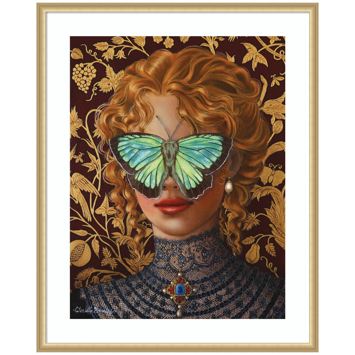 Cassandra by Charlotte Brindley Framed Wall Art Print