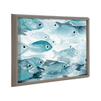 Blake Aholehole Framed Printed Glass by Janet Meinke-Lau