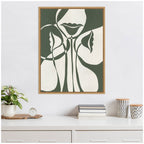 Sylvie Bound by Beauty 5 Framed Canvas by Shatha Al Dafai
