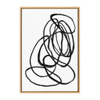 Sylvie Ring of Light 2 Framed Canvas by Nikki Chu