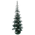 Paper Mache Tree  Green With Snow 30Cm