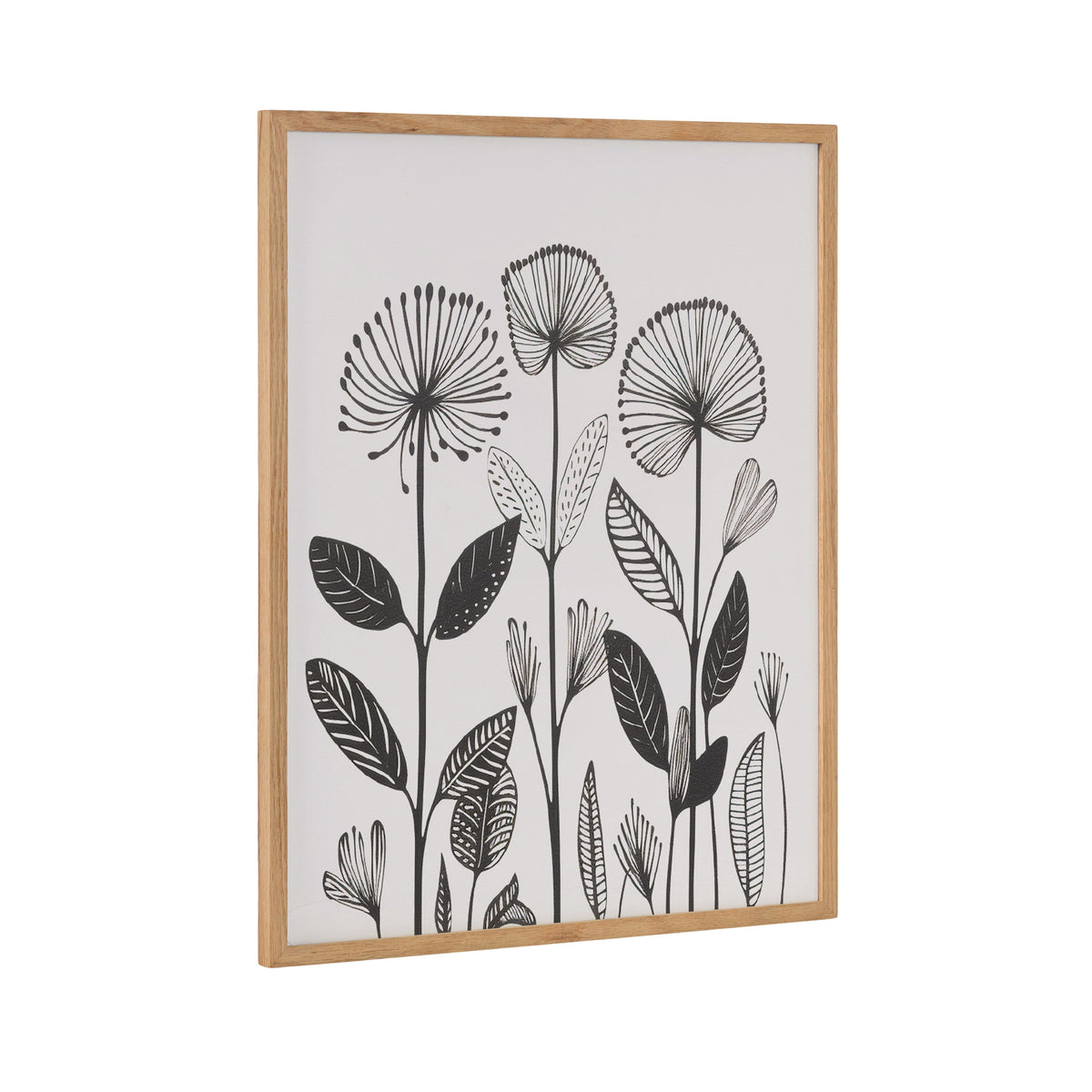 Gallery Simple Modern Linocut Botanicals Print by The Creative Bunch Studio