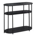Designs2Go Simon 3 Tier Oval Entryway Hall Table