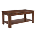 Designs2Go 2 Drawer Baja Coffee Table with Shelf