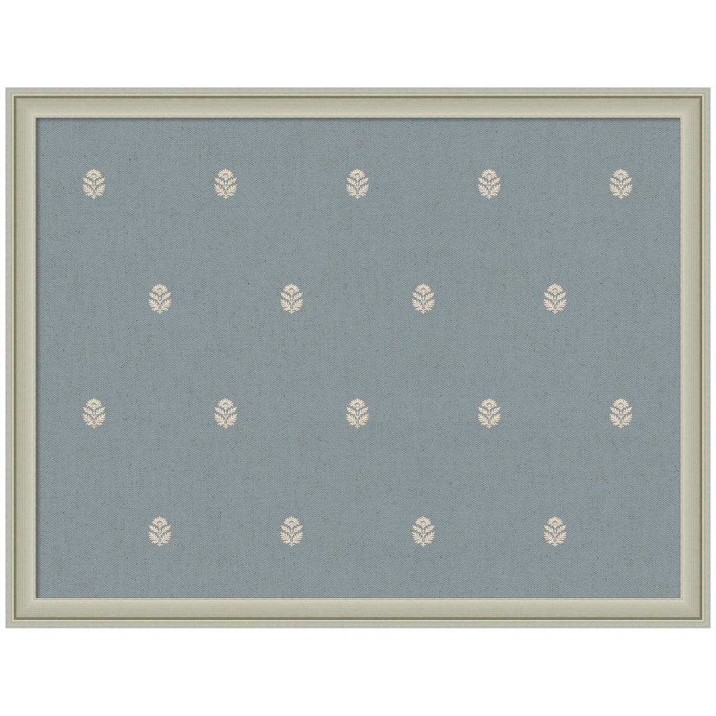 Pinboard Blue Botanical Block Print
