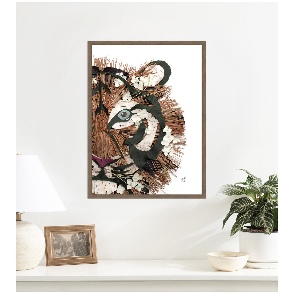 Tiger by Madeline Jeppesen Framed Canvas Wall Art Print