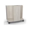 15 Inch Diameter Double Dot Cart  31 InchH  Grey Elm