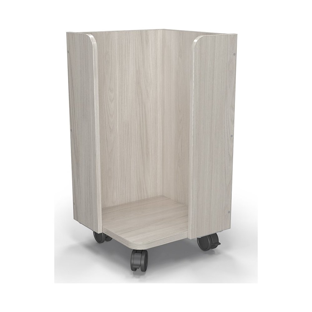 18 Inch Diameter Single Dot Cart  31 InchH  Grey Elm