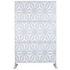 Outdoor & Indoor Metal Privacy Screen, Freestanding Decorative Panels