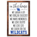 Kentucky Wildcats Sign 11x17 Wood In This House