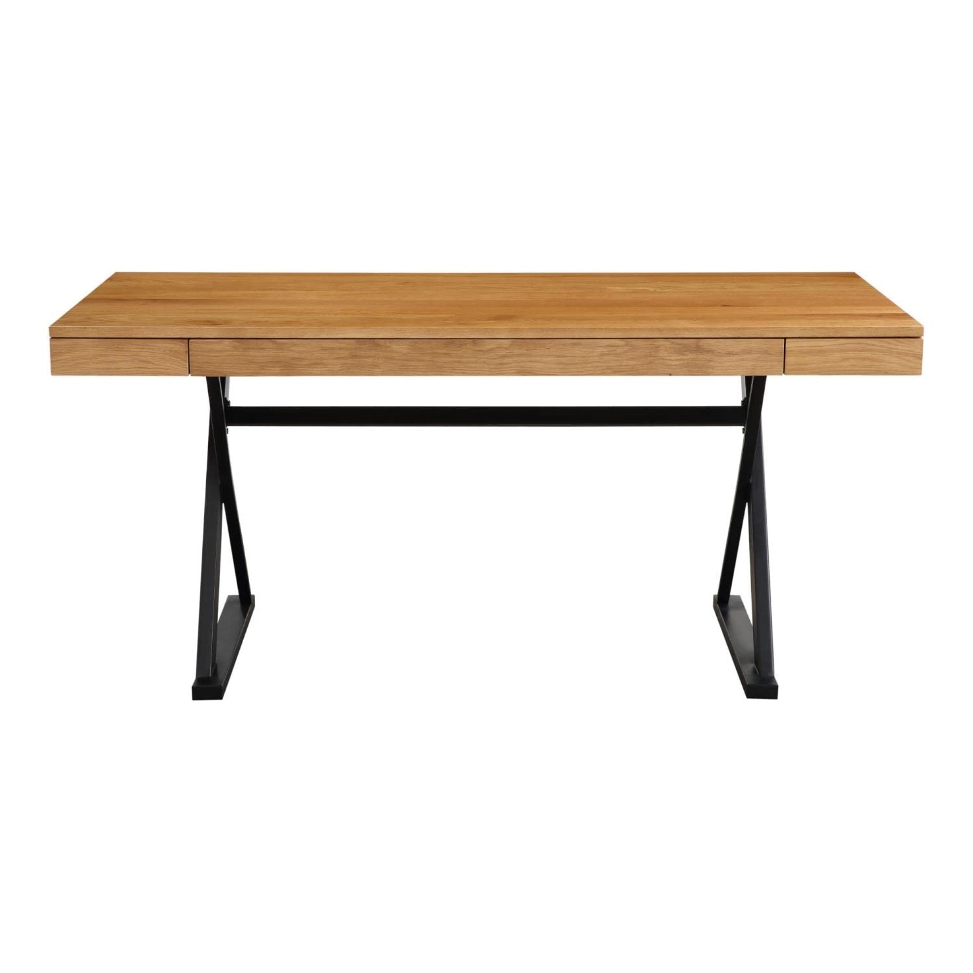 Moes Home Collection Profecto Desk Oak Wood Natural
