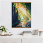 Sylvie Forest Sunshine Framed Canvas by Rachel Christopoulos