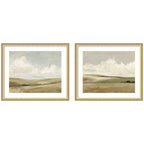 Whispering Meadows 2 Piece Framed Wall Art Print Set by Amy Lighthall
