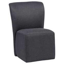 Jaelynn Upholstered Parsons Dining Side Chair Charcoal (Set of 2)