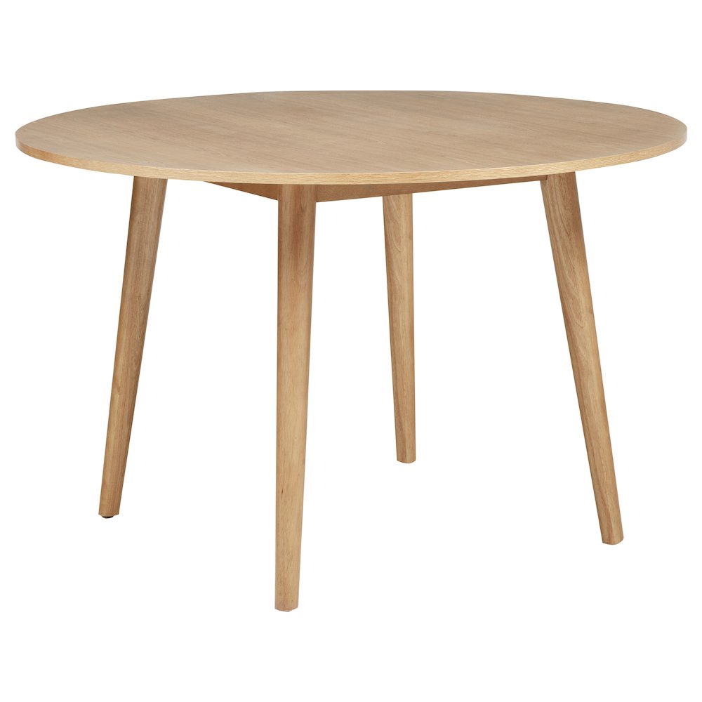 Andrews 48inch Round Wood Dining Room Table Light Ash