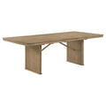 Adina 89inch Extension Dining Table Distressed Light Brown